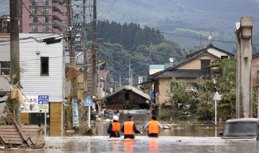 Lire la suite à propos de l’article أكثر من 12 شخصاً يُخشى مقتلهم جراء فيضانات جنوب اليابان