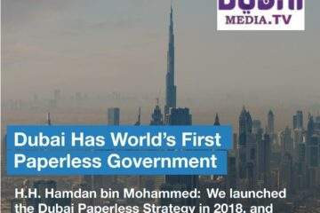 Dubaï Media TV : حمدان بن محمد: دبي أصبحت أول حكومة بلا أوراق في العالم