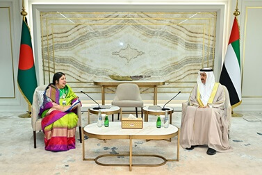Falcon Ghabash Discusses Ways to Enhance Cooperation with the Speaker of Bangladesh Parliament