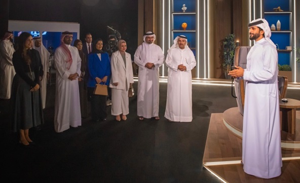 HH Shaikh Nasser Visits ‘Beban’ Studio