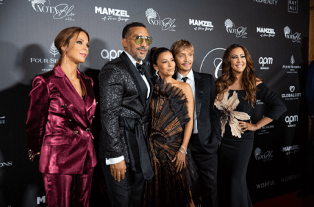 Melissa Theriau (premiada), Zazou Belounis (premiado), Eva Longoria, Ken Pavés (premiado), María Bravo